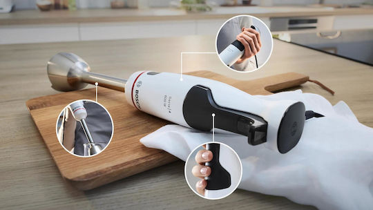 Bosch Serie 4 Ραβδομπλέντερ με Ανοξείδωτη Ράβδο 600W Μαύρο