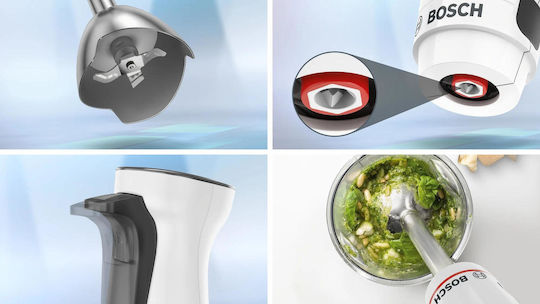 Bosch Serie 4 Ραβδομπλέντερ με Ανοξείδωτη Ράβδο 600W Μαύρο
