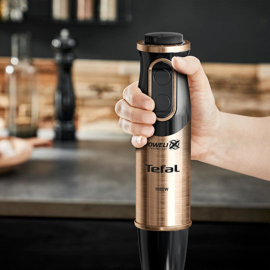 Tefal Quickchef Ραβδομπλέντερ με Ανοξείδωτη Ράβδο 1000W Μαύρο