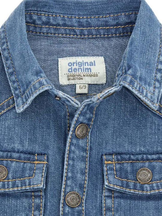 Παιδικό Πουκάμισο Μακρυμάνικο Τζιν Denim