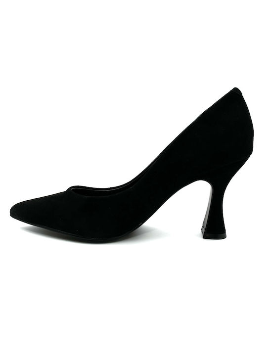 Steve Madden Suede Pointed Toe Black High Heels