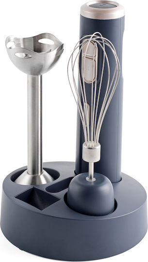 Petra Blender De Mână Cu Tijă Din Inox Gri