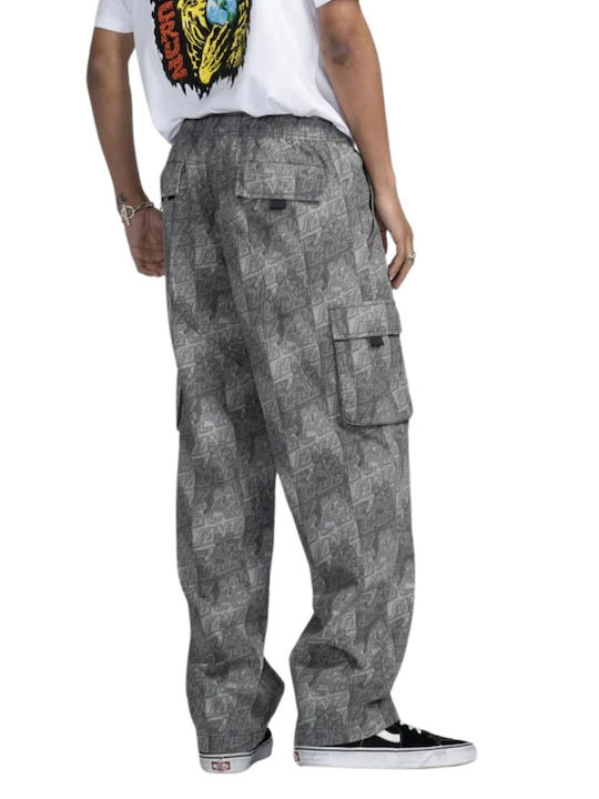 Santa Cruz Men's Trousers Cargo in Loose Fit Gray