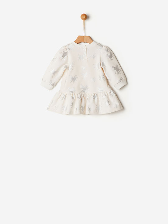 Yell Oh! Kids Dress Long Sleeve Ecru