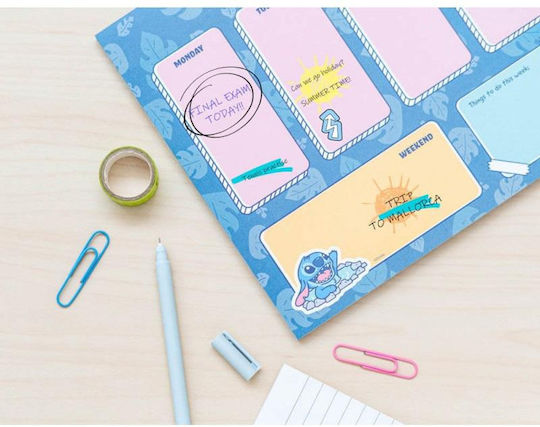 Disney Εβδομαδιαίο Planner Stitch 21x29εκ.
