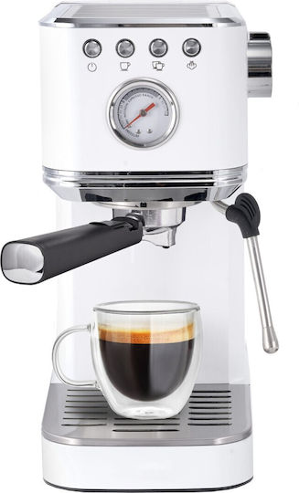 Elit Perfetto ECM-24 1350W Налягане 20бар за капучино Бяла