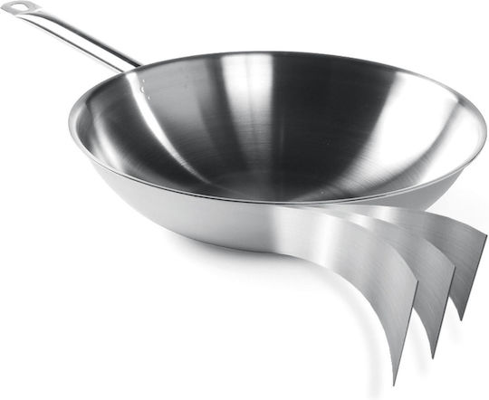 3-lagiger Wok ohne Deckel Hendi 839003