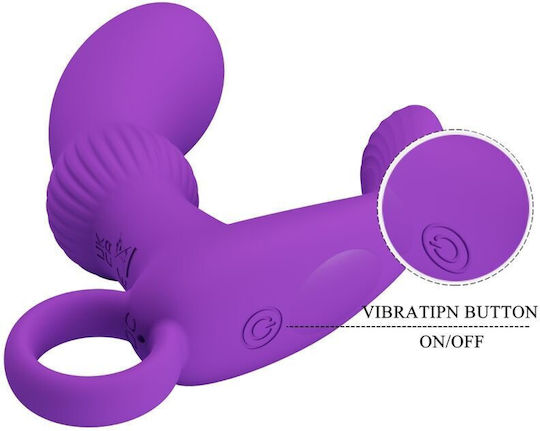 Pretty Love Prostate Massager Πρωκτικός Δονητής με Δυνατότητα Ασύρματης Λειτουργίας Μωβ