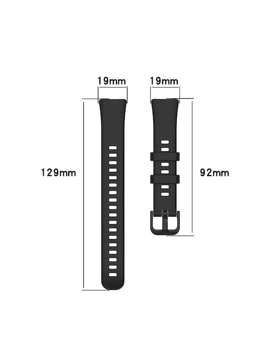 Best Accessories Silicon Strap Purple Huawei Band 8 Huawei Band 9
