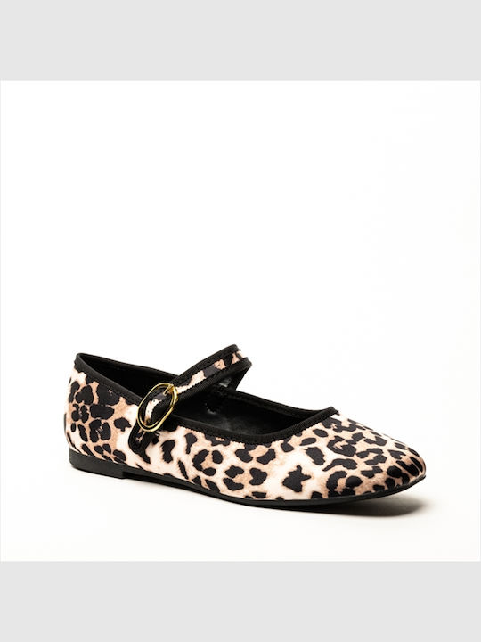 Miss Belgini Mary Jane inspirierte Ballerinas mit Prints