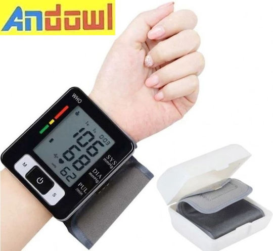 Andowl Electronical Blood Pressure Monitor Wrist CK-W133