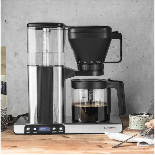 Gastroback Mașină de cafea filtru comercială 1550W cu capacitatea de 1.25lt