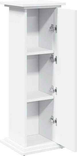 vidaXL Pflanzenständer Holz Weiß 31cmx30cmx90cmcm.