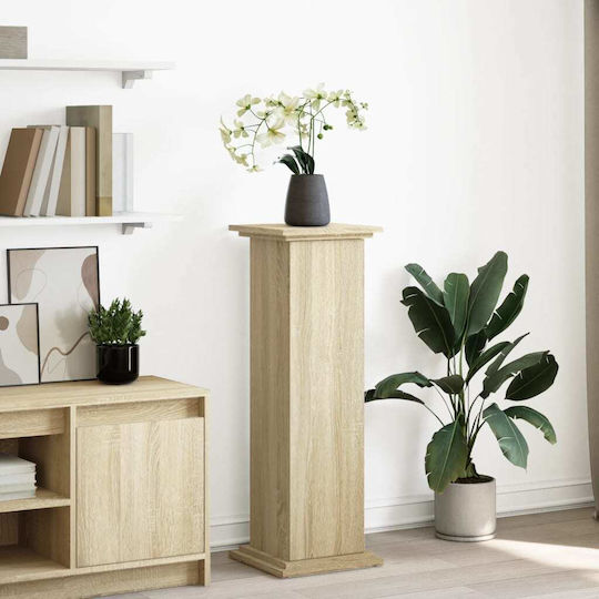 vidaXL Ανθοστήλη Ξύλινη Καφέ 31x30x90εκ.