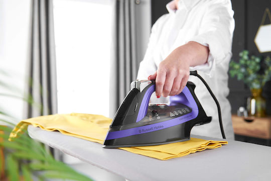 Russell Hobbs Easy Store Pro Plug & Wind Dampfbügeleisen 2400W mit Keramiksohle und kontinuierlicher Dampfabgabe 50g/min