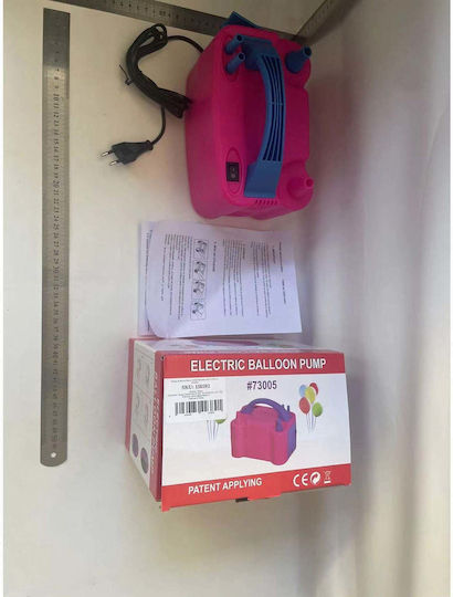 Electric Balloon Pump 600 W Pink Blue