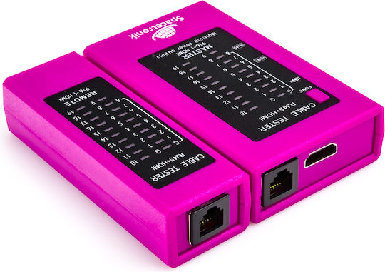 Spacetronik Kabeltester Netzwerk HDMI
