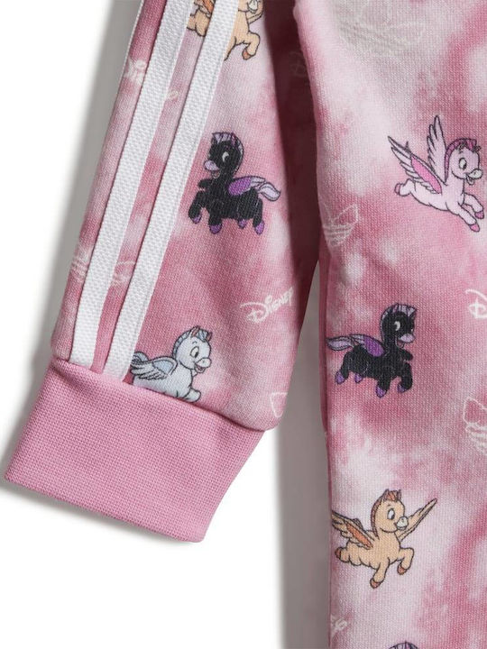 adidas Onesie Body pentru Bebeluși Mânecă lungă Roz