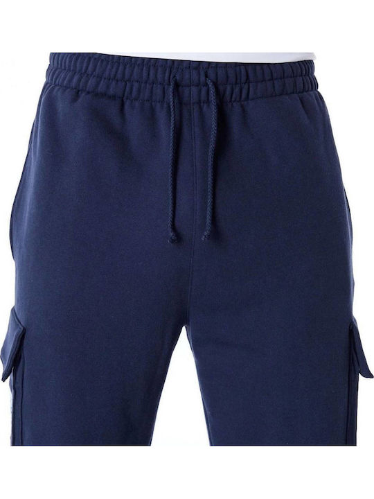 Los Angeles Cargo Sweatpants with Elastic Navy