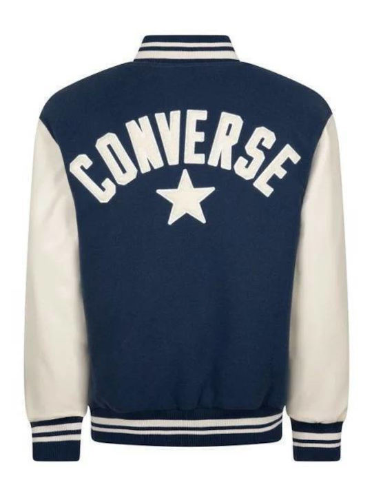 Converse Geacă Casual Pentru Copii Albastru Marin