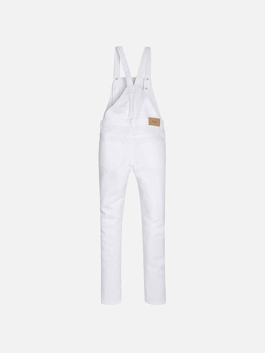 Mayoral Kids Dungarees white