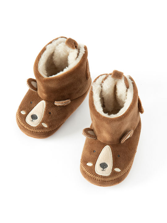 Cool Club Kids Slippers Brown