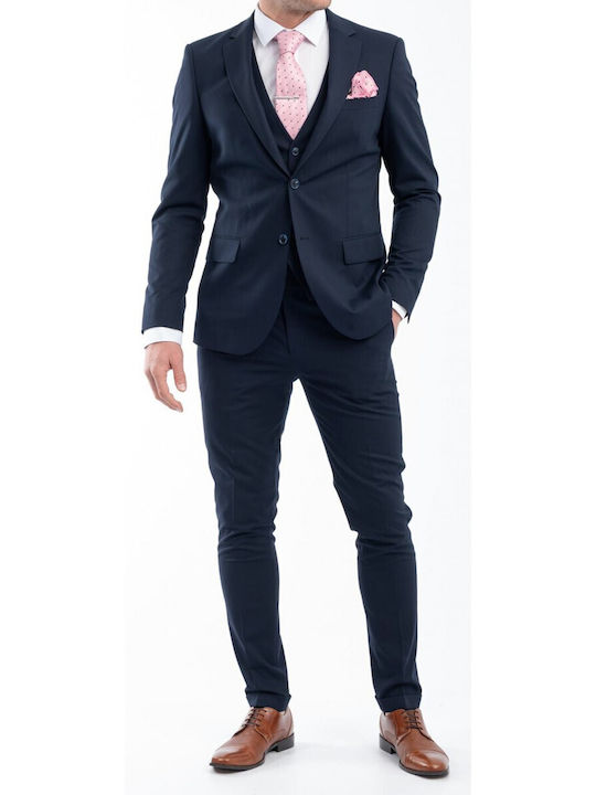 Antonio Mirro - GEO-201 - Navy - Suit - blue