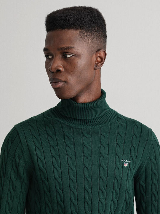 Πουλόβερ Μακρυμάνικο Tartan Green