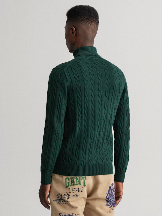 Πουλόβερ Μακρυμάνικο Tartan Green