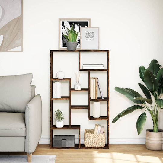 Bücherschrank Räuchereiche 72x20x120cm