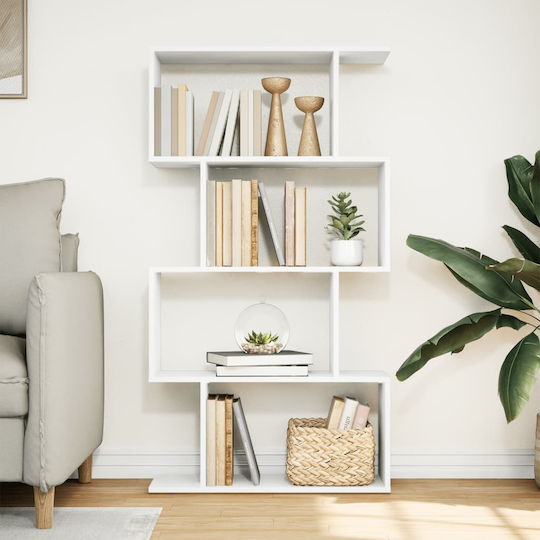 White Bookcase 70x24x129cm