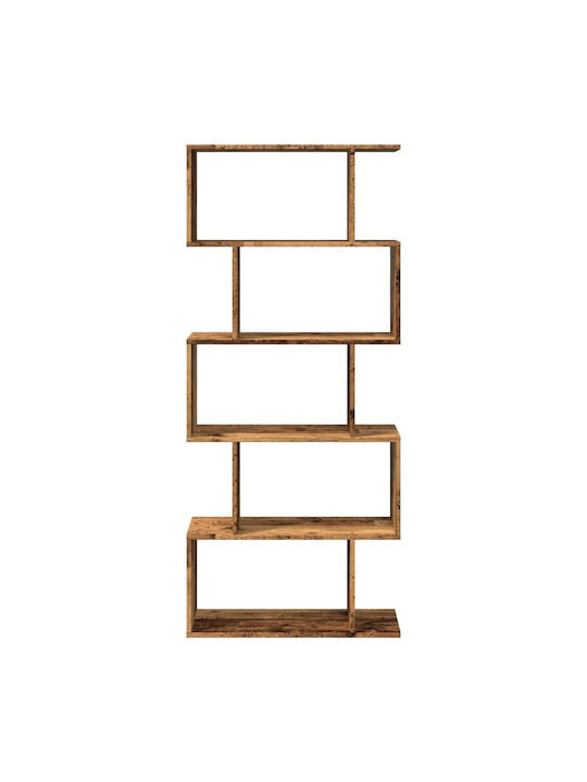 Βιβλιοθήκη Καφέ 70x24x161εκ.