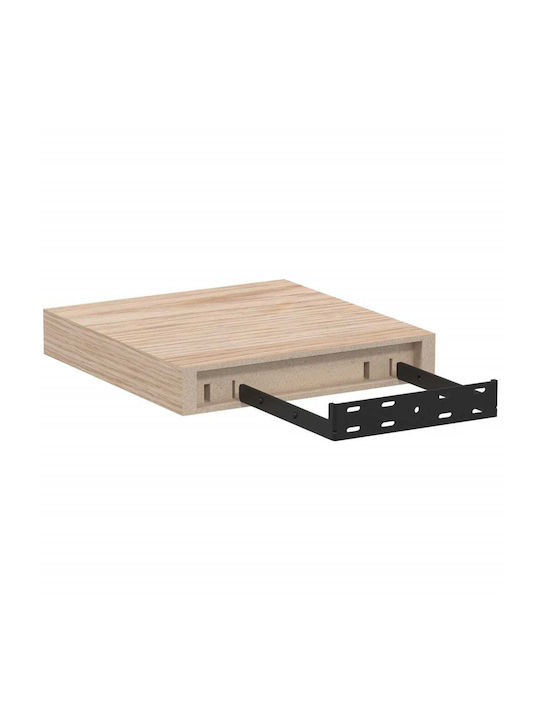 Shelves Wall Coffee 2pcs 23x23.5x4cm