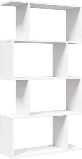 White Bookcase 70x24x129cm