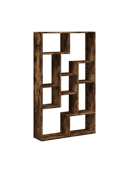 vidaXL Bookcase Smoked Oak 72x20x120 cm