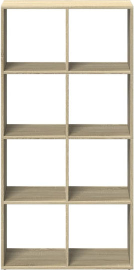 Библиотека Кафява 69.5x29x137.5см