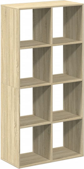 Библиотека Кафява 69.5x29x137.5см