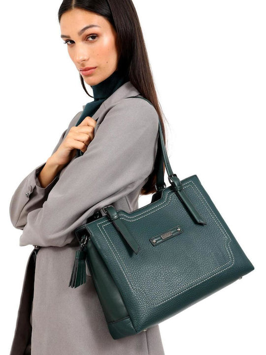 Doca Damen Tasche Schulter Lila