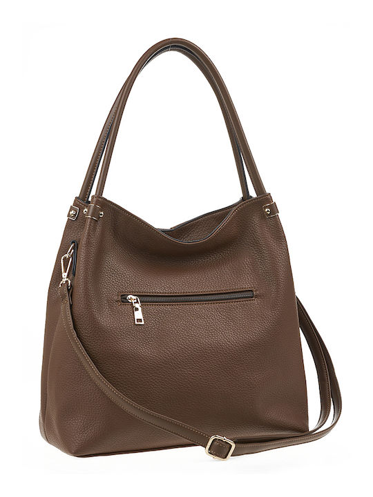 Verde Women's Bag Shoulder Brown