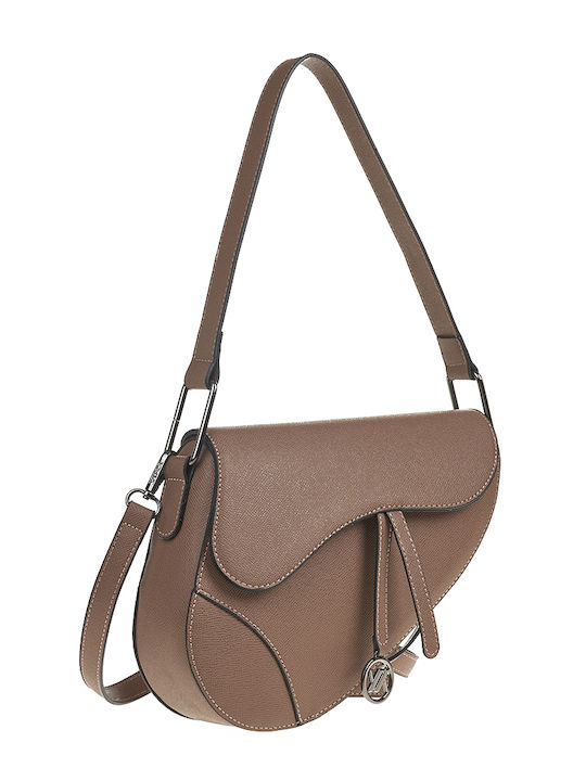 Verde Women's Bag Shoulder Tabac Brown