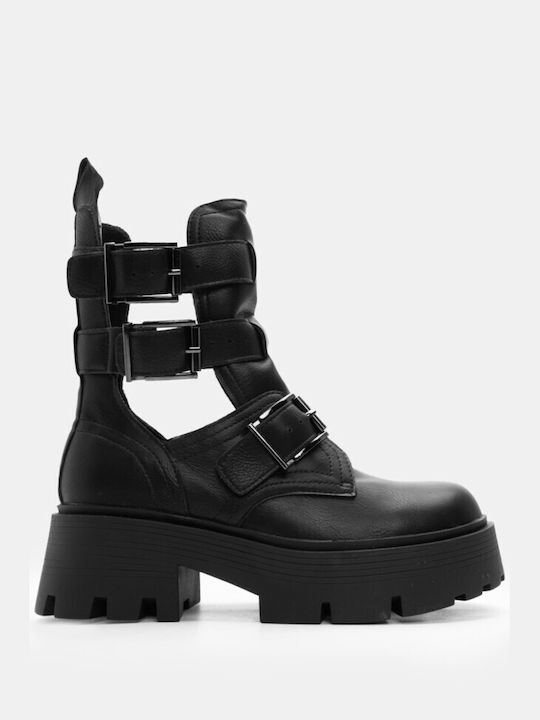 Luigi Women's Ankle Boots Black