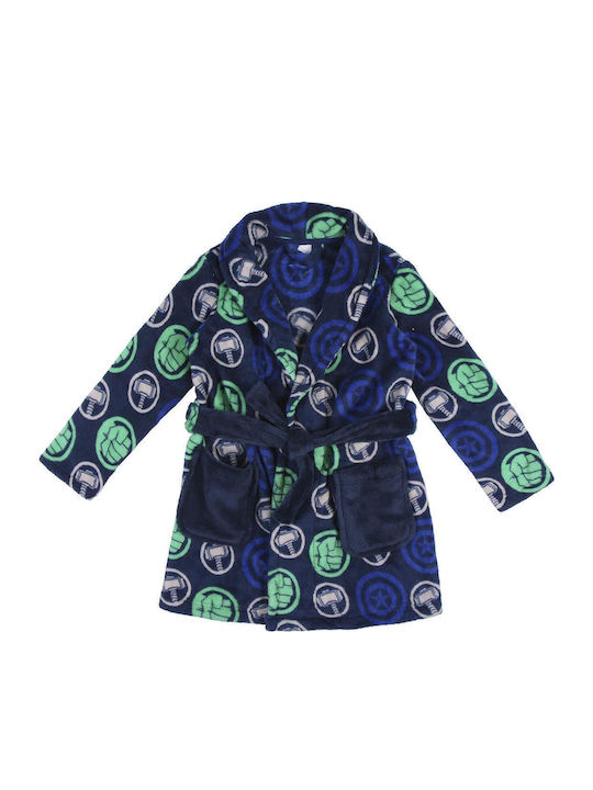 Arnetta Kids' Robe Winter Fleece Blue