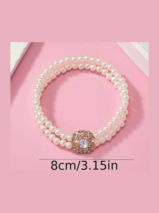 Fußarmband mit Perlen