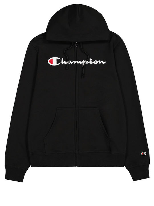 Champion Sweatshirt with Hood Black