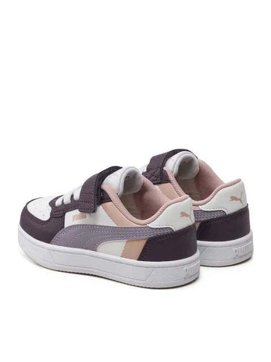 Caven 2.0 Block Παιδικά Sneakers με Σκρατς Λευκά