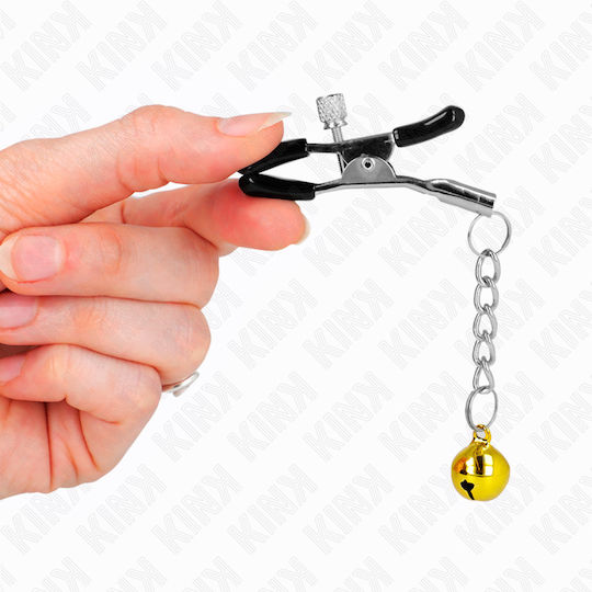 Kink Σφιγκτήρες Θηλών σε Χρυσό Χρώμα 2τμχ