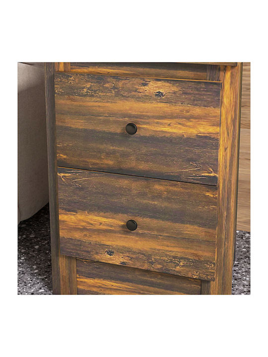 Wooden Brown Bedside Table 40x30x56cm