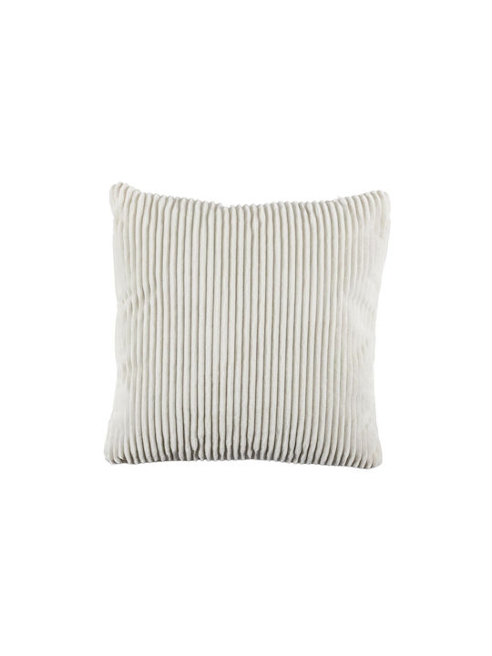 The Home Deco Factory Sofa-Kissen Weiß/Grau 40x40cm