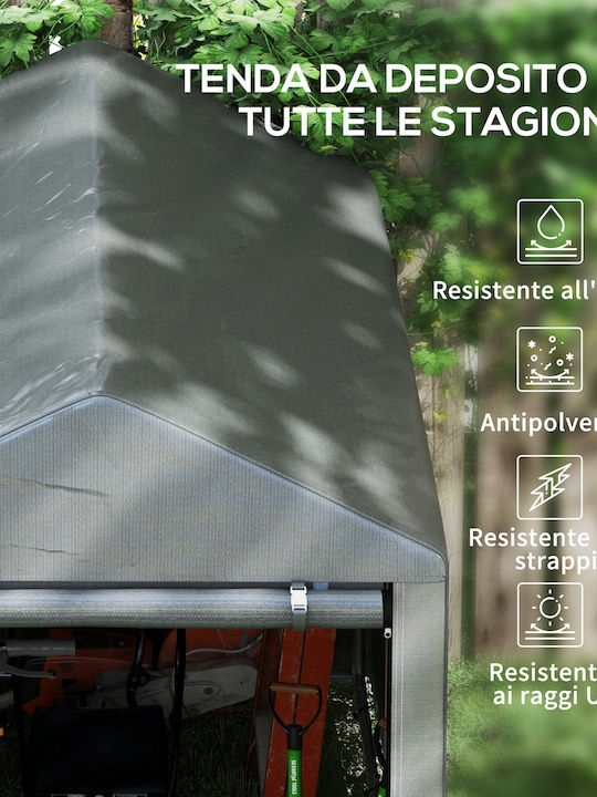 Outsunny Terrace Tent Grey 1.2x1.79m