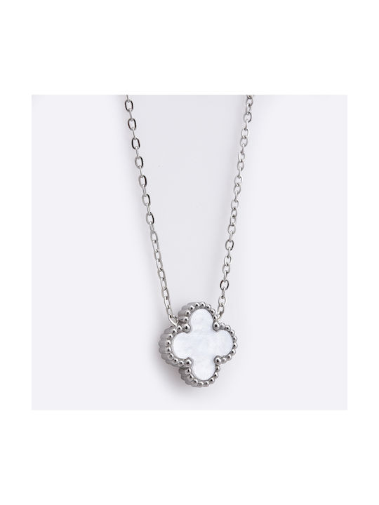 Necklace with design Flower from Steel